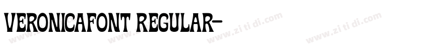 VERONICAfont Regular字体转换 VERONICAfont Regular字体转换